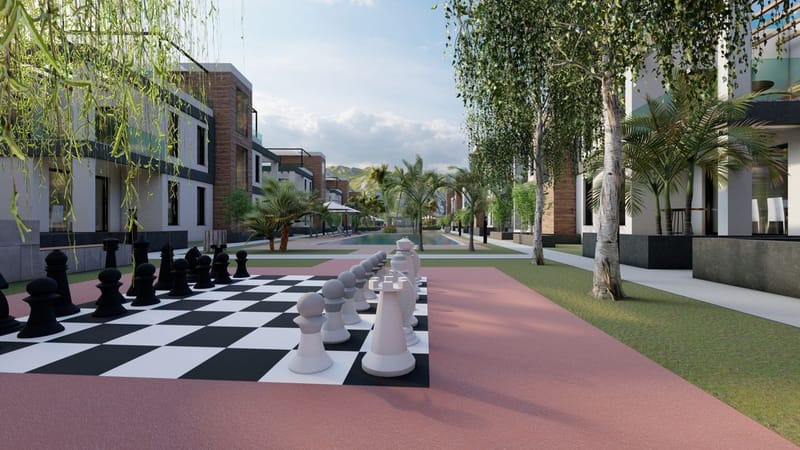 Апартаменты с уникальным дизайном в новом жилом комплексе в районе Боаз (001499) — фото 13