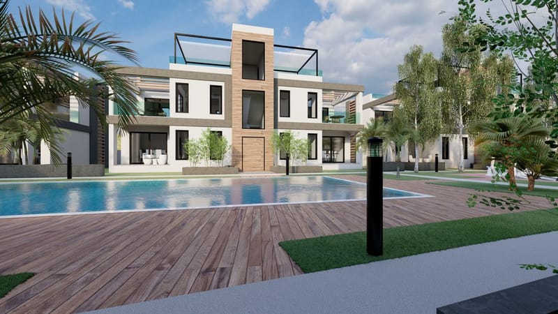 Апартаменты с уникальным дизайном в новом жилом комплексе в районе Боаз (001499) — фото 1