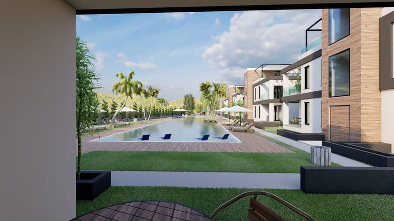 Апартаменты с уникальным дизайном в новом жилом комплексе в районе Боаз (001499) — фото 4