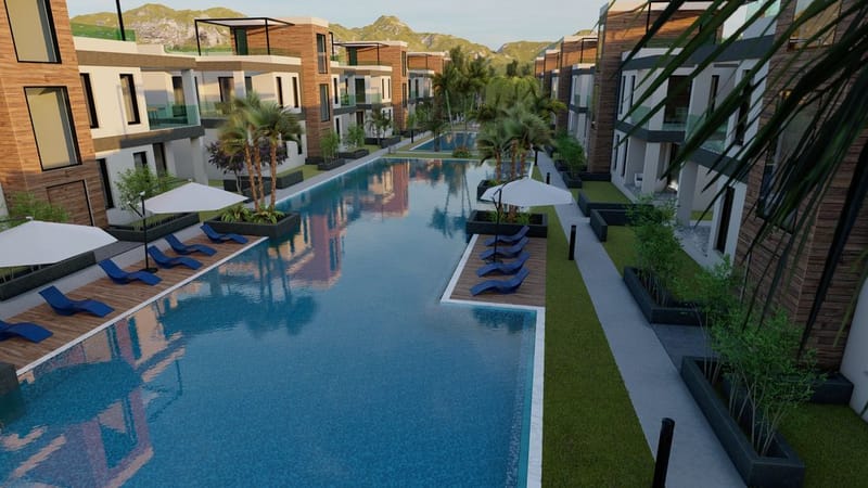 Апартаменты с уникальным дизайном в новом жилом комплексе в районе Боаз (001499) — фото 43