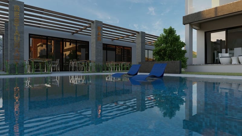 Апартаменты с уникальным дизайном в новом жилом комплексе в районе Боаз (001499) — фото 45