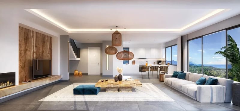 Роскошные виллы с видами на море и горы в Эсентепе (001108) — фото 5