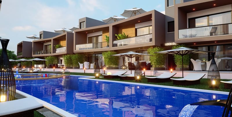 Современный жилой комплекс апартаментов в районе Искеле (004109) — фото 1