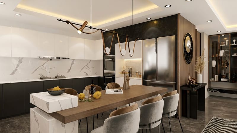 Апартаменты в уютном жилом комплексе, район Енибогазичи (005109) — фото 27