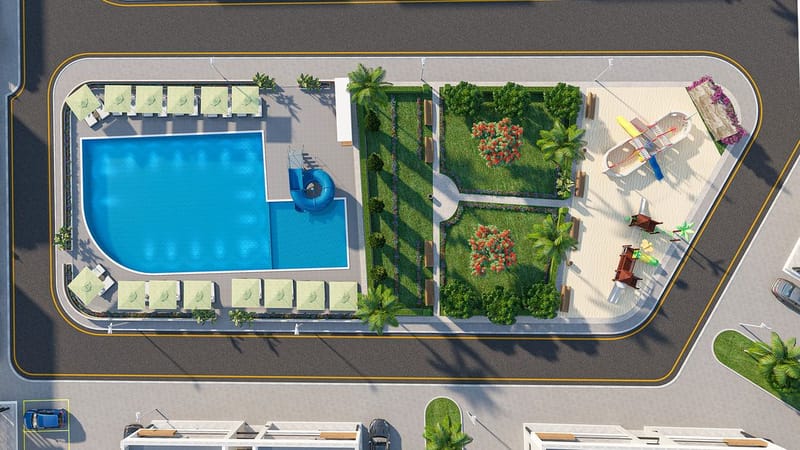 Апартаменты в уютном жилом комплексе, район Енибогазичи (005109) — фото 29