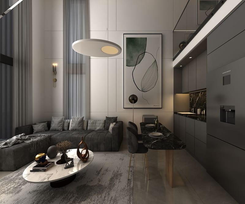 Апартаменты в комфортабельном жилом комплексе в районе Енибогазичи (001310) — фото 21