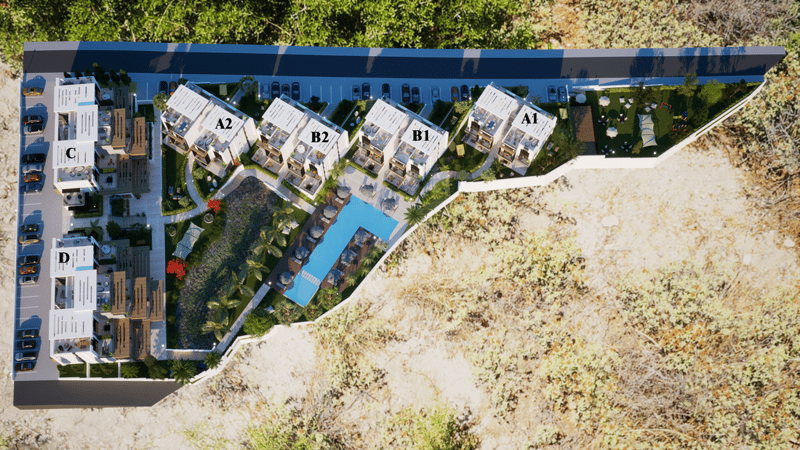 Уютный и современный проект, на склоне живописных гор, в пяти минутах ходьбы от пляжа Эсентепе (002310) — фото 23