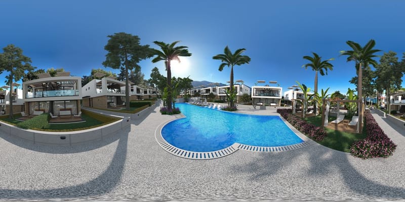 Современный комплекс вилл премиум класса в в сердце Кирении, Лапта (001314) — фото 2