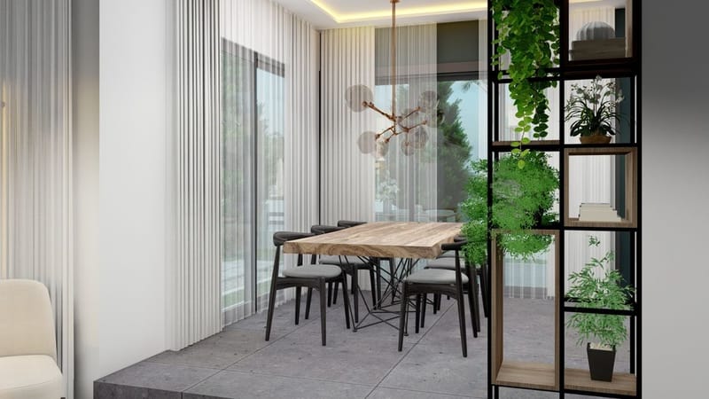 Комплекс уютных вилл в районе Лонг Бич, Искеле (004491) — фото 15