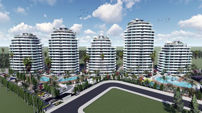 Уютные апартаменты в жилом комплексе в центре Искеле (005491) — фото 2