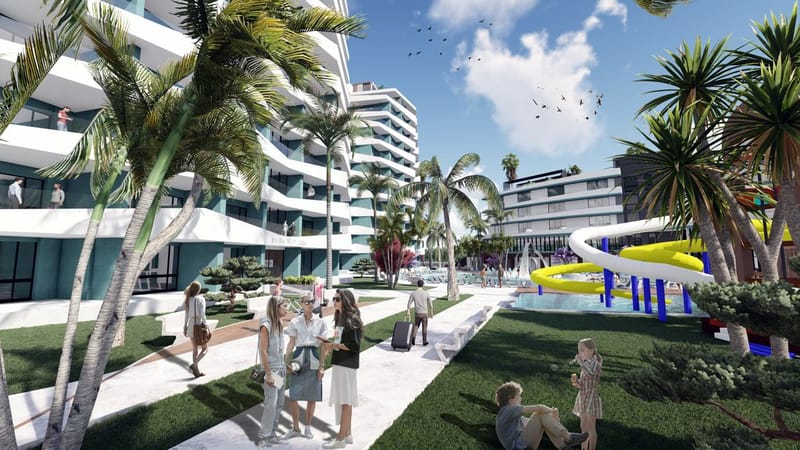 Уютные апартаменты в жилом комплексе в центре Искеле (005491) — фото 17