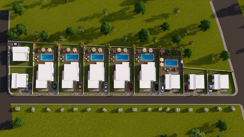 Современные одноэтажные виллы, Мутлуяка (006491) — фото 5