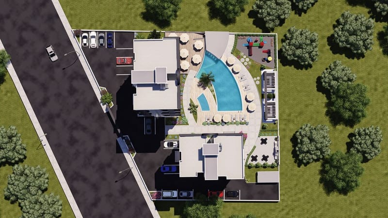 Современный жилой комплекс апартаментов в районе Искеле (011491) — фото 4