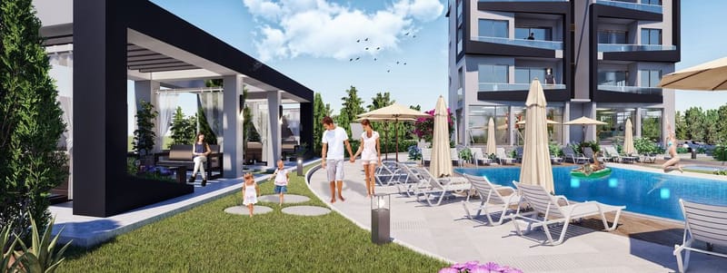 Современный жилой комплекс апартаментов в районе Искеле (011491) — фото 8