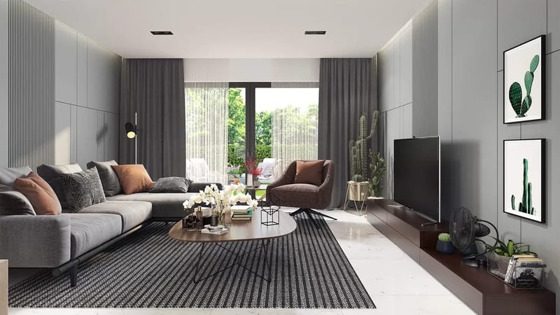 Роскошный жилой комплекс в районе Искеле, всего в 70 метрах от берега моря (004494) — фото 15