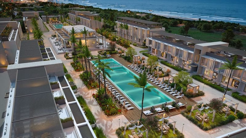 Роскошный жилой комплекс в районе Искеле, всего в 70 метрах от берега моря (004494) — фото 10