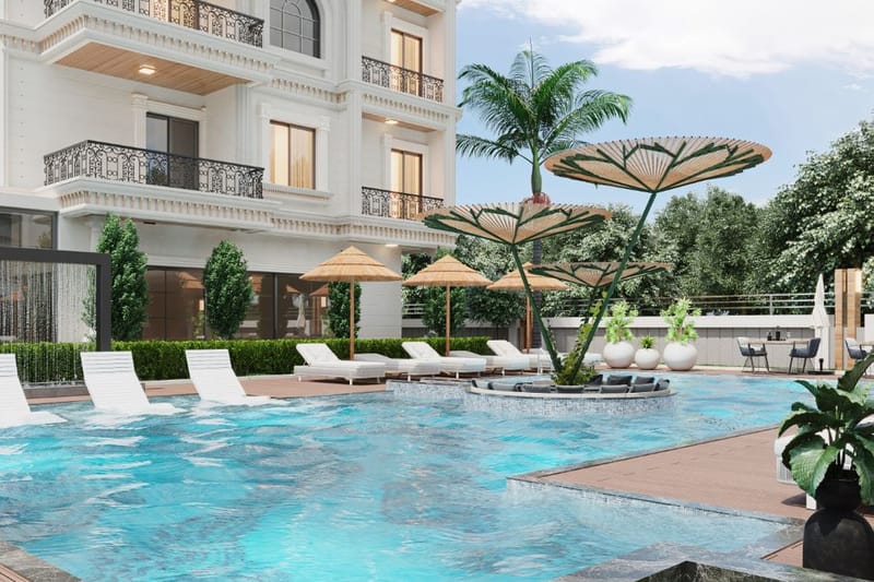 Уютные апартаменты в новом жилом комплексе от застройщика в районе Махмутлар (01828) — фото 8