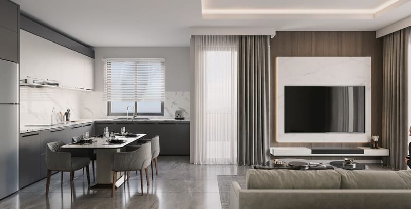 Уютные апартаменты в новом жилом комплексе от застройщика в районе Махмутлар (01828) — фото 20