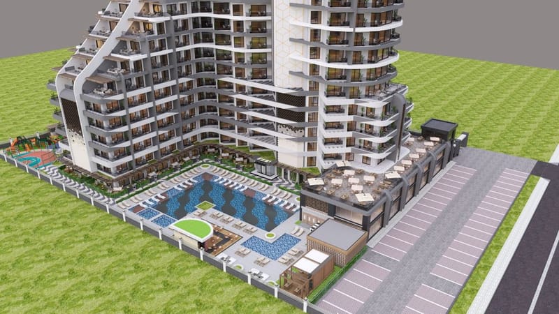 Элегантный комплекс апартаментов в городе Лефке, в прекрасном районе Гюзельюрт (02305) — фото 8