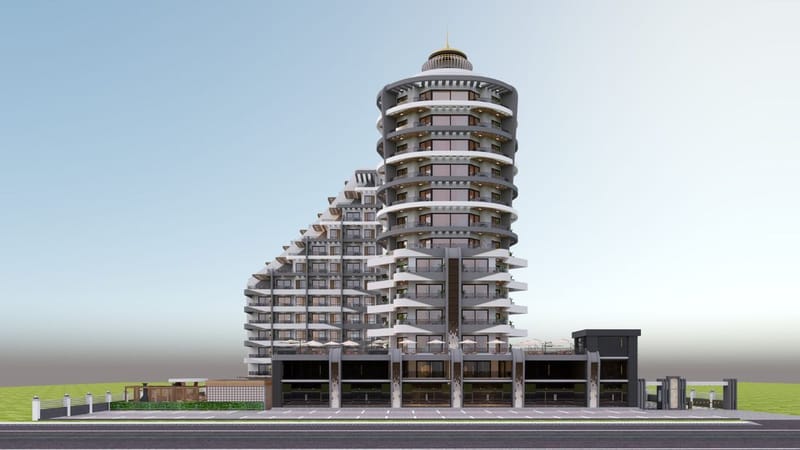 Элегантный комплекс апартаментов в городе Лефке, в прекрасном районе Гюзельюрт (02305) — фото 4