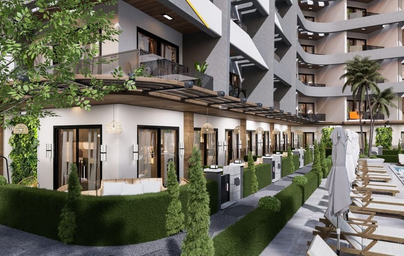 Элегантный комплекс апартаментов в городе Лефке, в прекрасном районе Гюзельюрт (02305) — фото 17