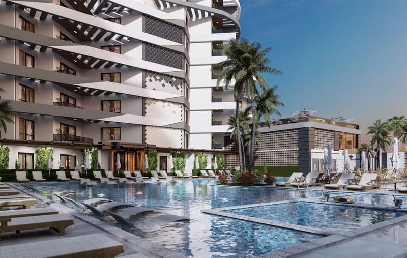 Элегантный комплекс апартаментов в городе Лефке, в прекрасном районе Гюзельюрт (02305) — фото 20