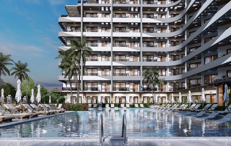 Элегантный комплекс апартаментов в городе Лефке, в прекрасном районе Гюзельюрт (02305) — фото 25