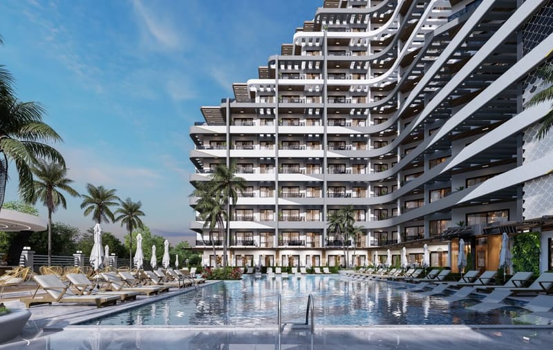 Элегантный комплекс апартаментов в городе Лефке, в прекрасном районе Гюзельюрт (02305) — фото 24