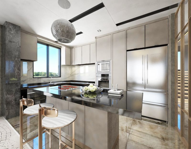 Уникальная вилла с панорамным видом на море от застройщика в районе Каргыджак (00683) — фото 9