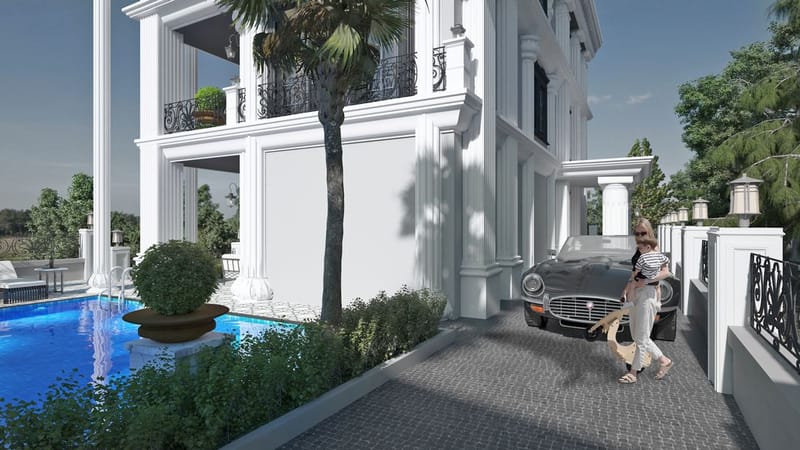 Уникальная вилла с панорамным видом на море от застройщика в районе Каргыджак (00683) — фото 2