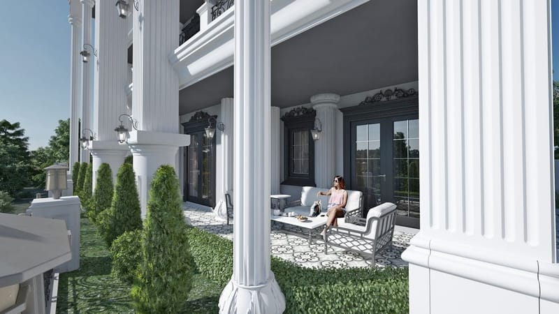 Уникальная вилла с панорамным видом на море от застройщика в районе Каргыджак (00683) — фото 3