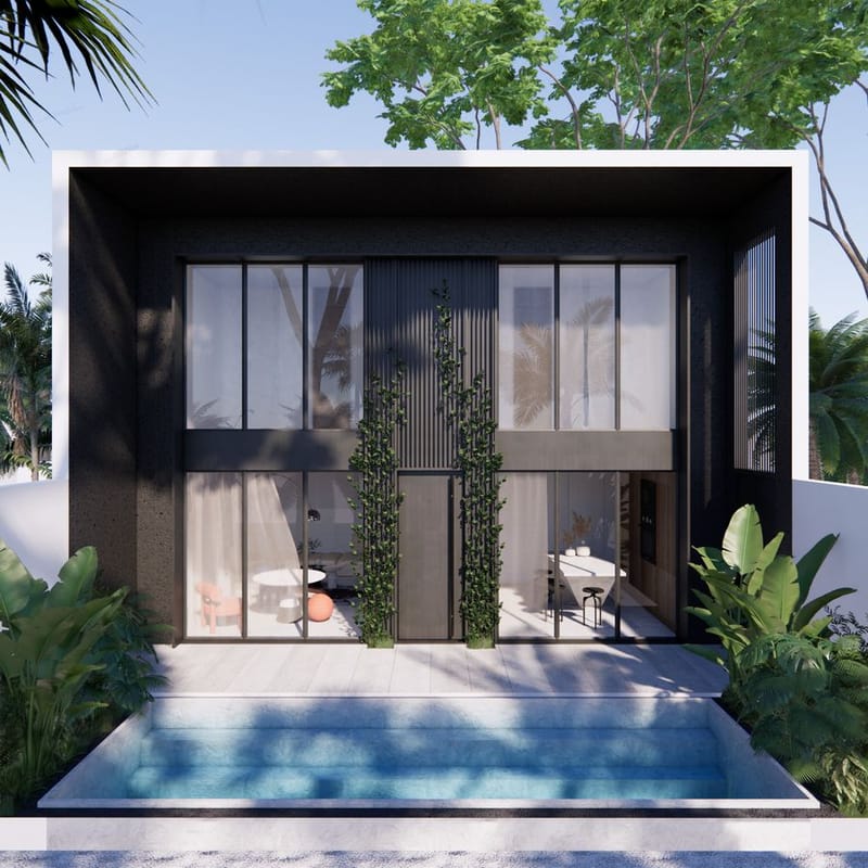 Виллы с панорамным видом на Индийский океан, полуостров Букит (011138) — фото 3