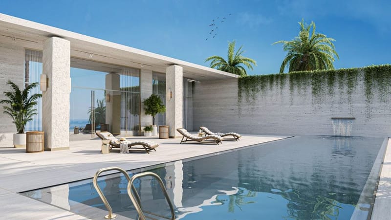 Роскошные виллы с бассейнами и видом на океан, у пляжа Меласти (013138) — фото 3