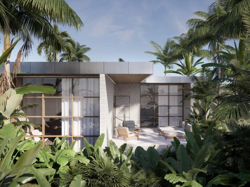 Роскошные виллы с бассейнами и видом на океан, у пляжа Меласти (013138) — фото 5