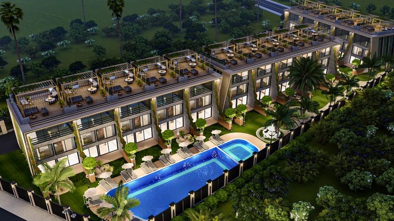 Современные апартаменты в живописном районе Эсентепе (011161) — фото 5