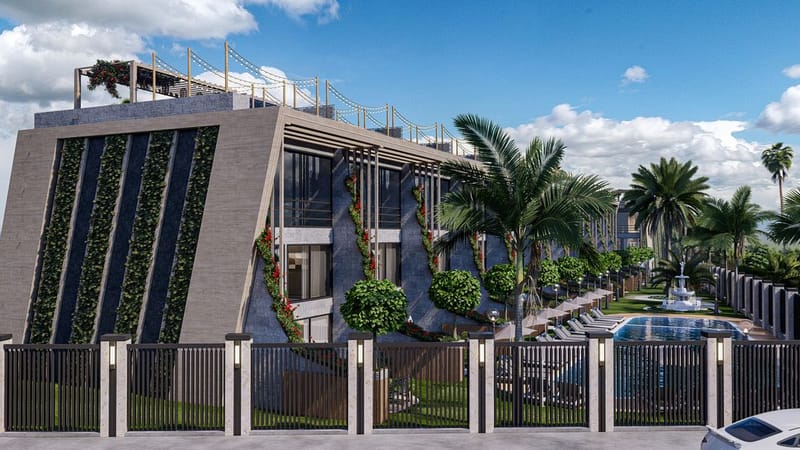 Современные апартаменты в живописном районе Эсентепе (011161) — фото 21