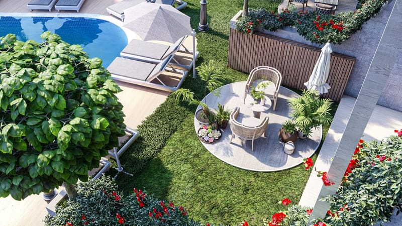 Современные апартаменты в живописном районе Эсентепе (011161) — фото 22