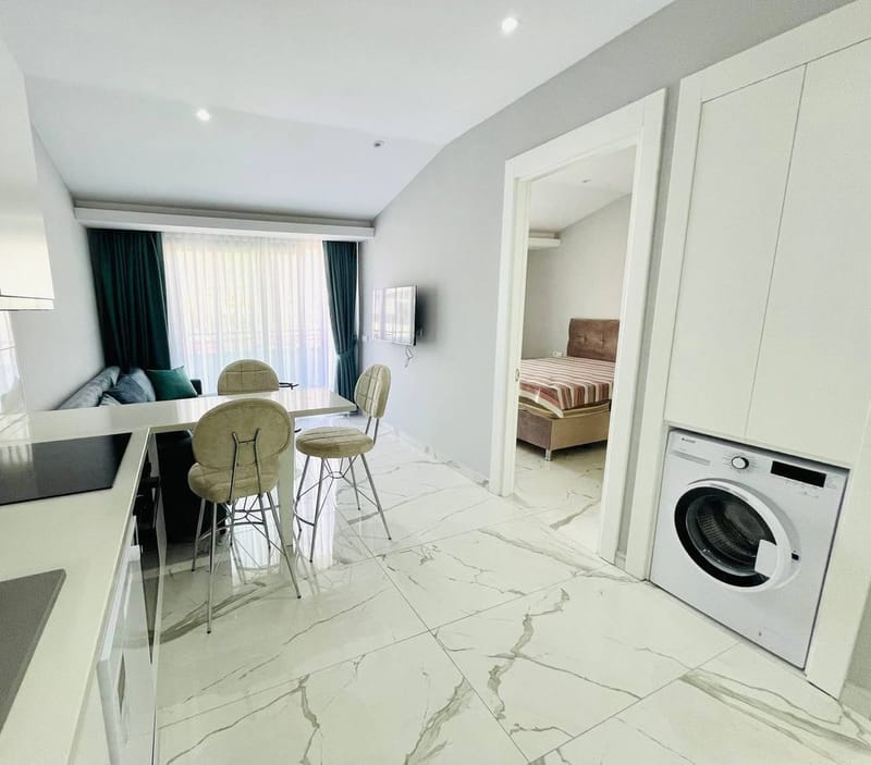 Элегантные апартаменты в аренду в роскошном комплексе в центре Алании (0110001) — фото 7