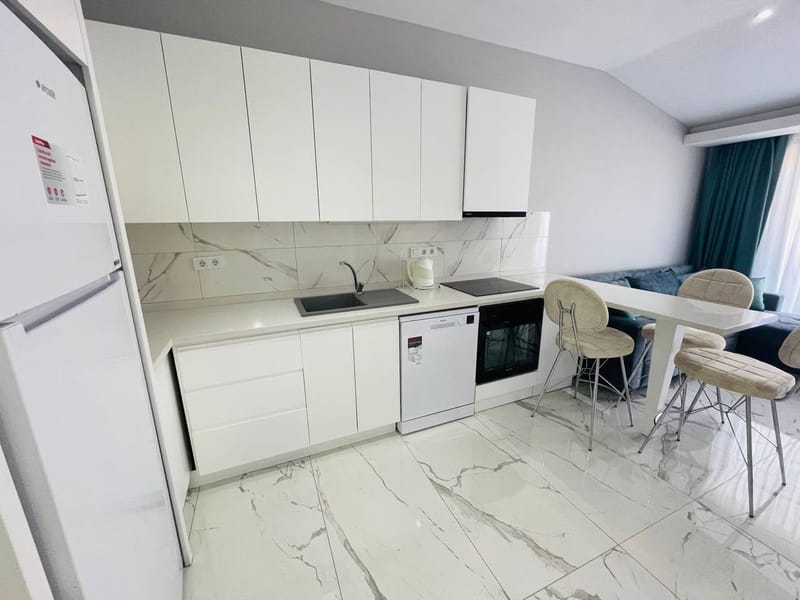 Элегантные апартаменты в аренду в роскошном комплексе в центре Алании (0110001) — фото 4