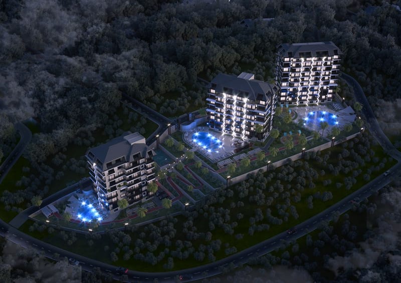 Жилой комплекс квартир в Авсалларе (001449) — фото 27