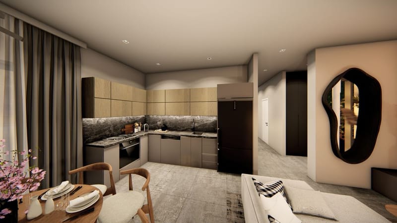 Просторные апартаменты в жилом комплексе в живописном районе Доганкой (005304) — фото 11