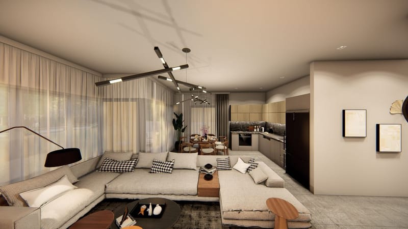 Просторные апартаменты в жилом комплексе в живописном районе Доганкой (005304) — фото 10