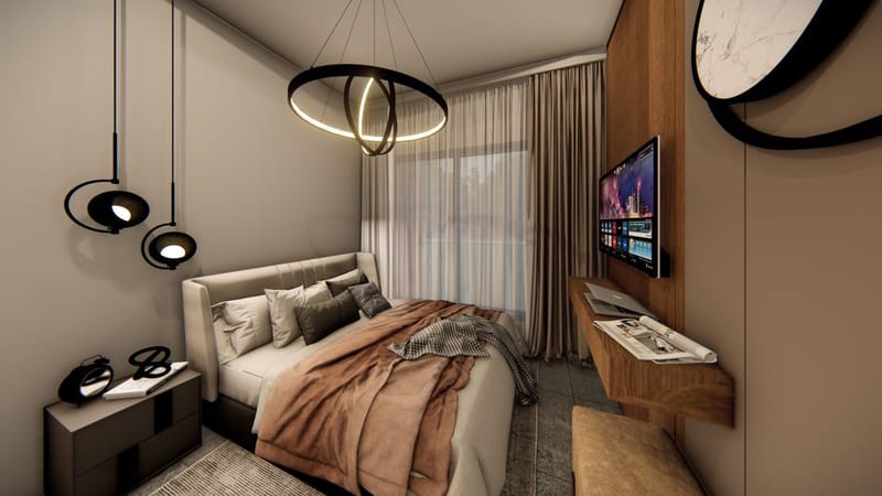 Просторные апартаменты в жилом комплексе в живописном районе Доганкой (005304) — фото 15