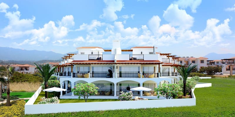 Квартиры с 2 спальнями в готовом жилом комплексе на берегу моря в Эсентепе (012498) — фото 10