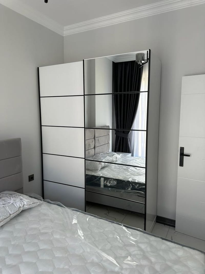 Уютная квартира с мебелью и техникой в готовом жилом комплексе в центре Алании (30200) — фото 14