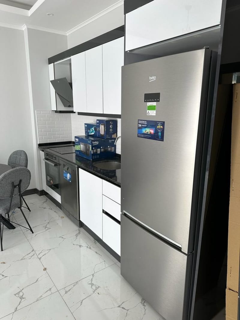 Уютная квартира с мебелью и техникой в готовом жилом комплексе в центре Алании (30200) — фото 9