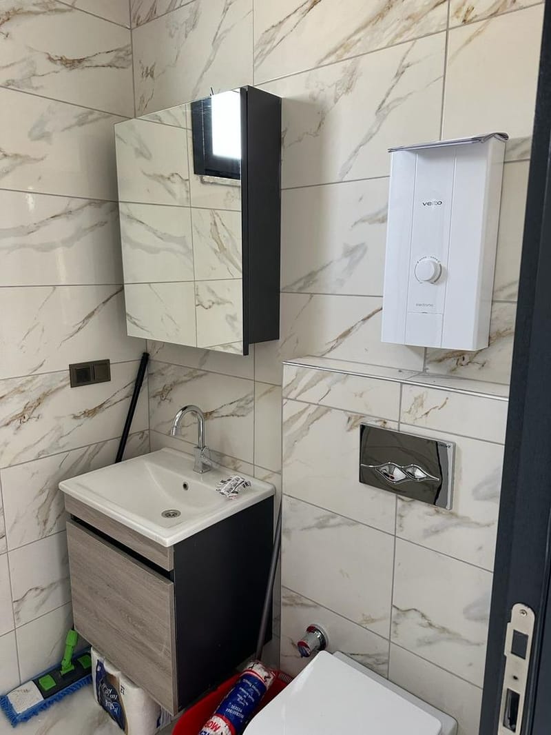 Уютная квартира с мебелью и техникой в готовом жилом комплексе в центре Алании (30200) — фото 18