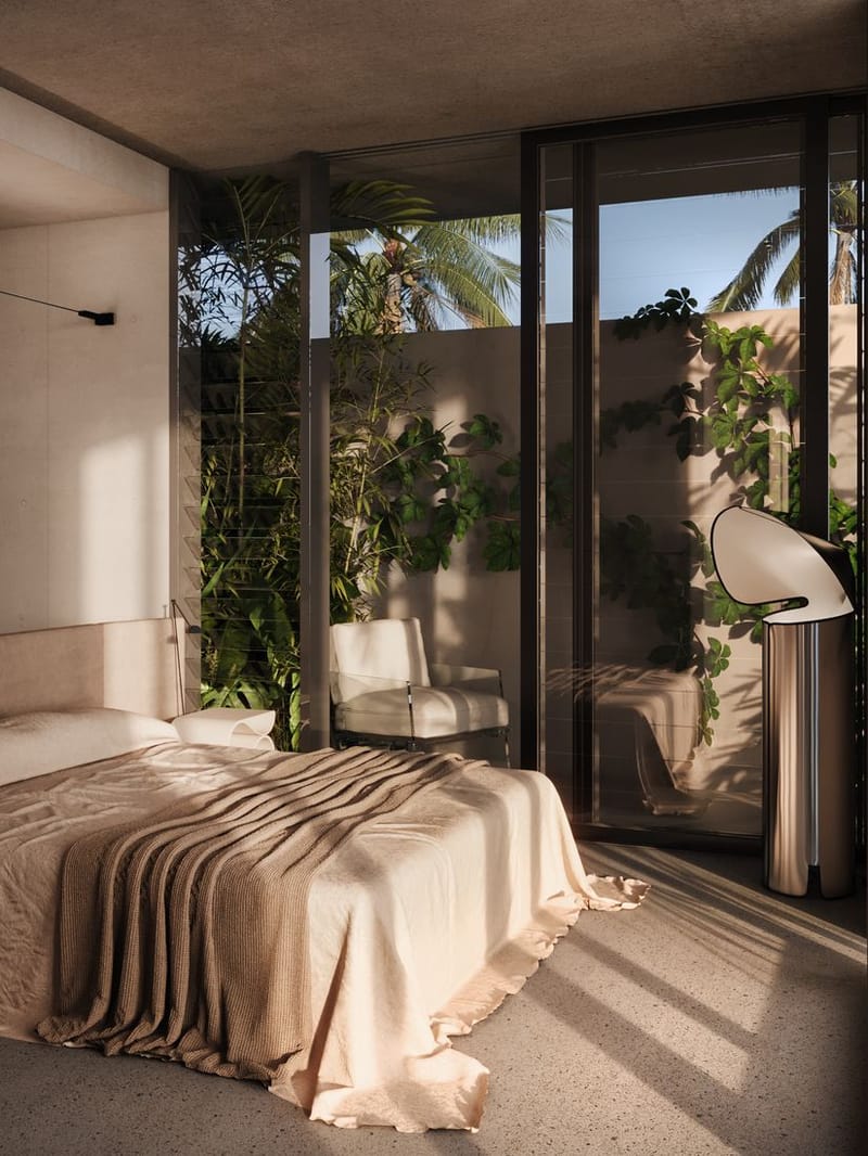 Виллы в новом комплексе в элитной локации острова, у пляжа Меласти (021138) — фото 24