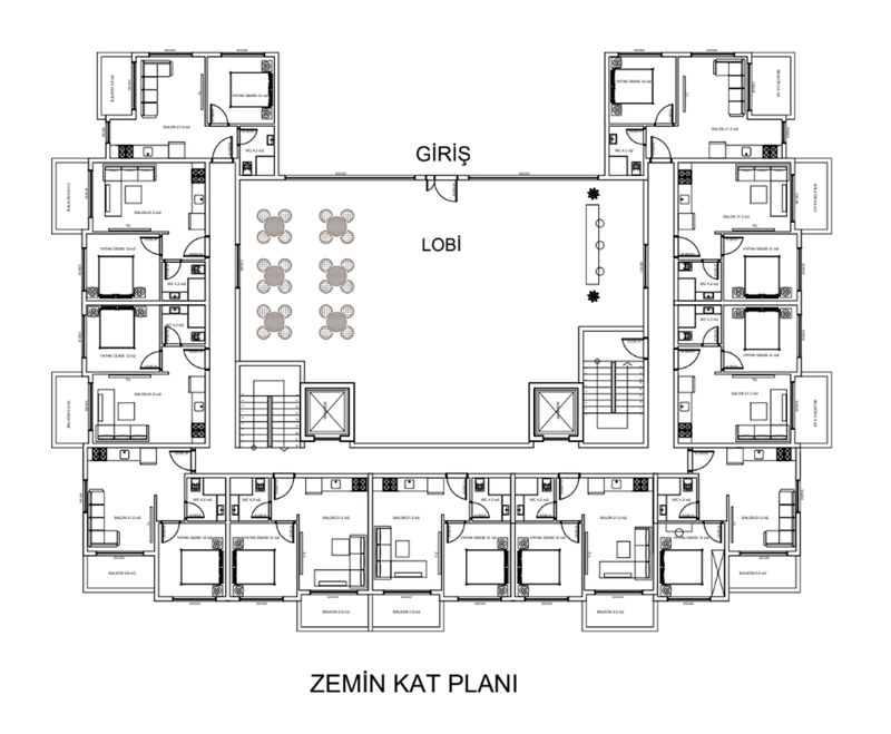 Уютная квартира в жилом комплексе на этапе строительства в Газипаша (31100) — фото 2