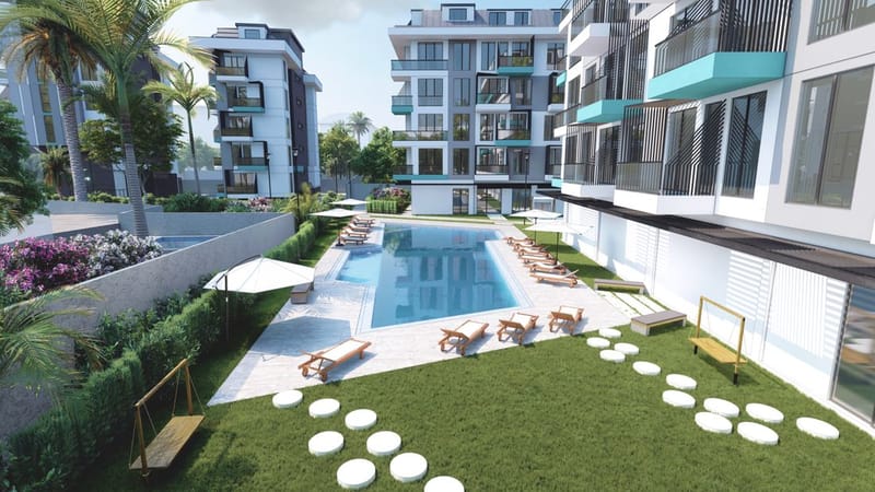 Дуплекс в центре Алании, разделенный на две просторные квартиры 1+1 (31600) — фото 3